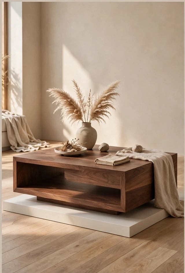 Solid Wood Coffee Table