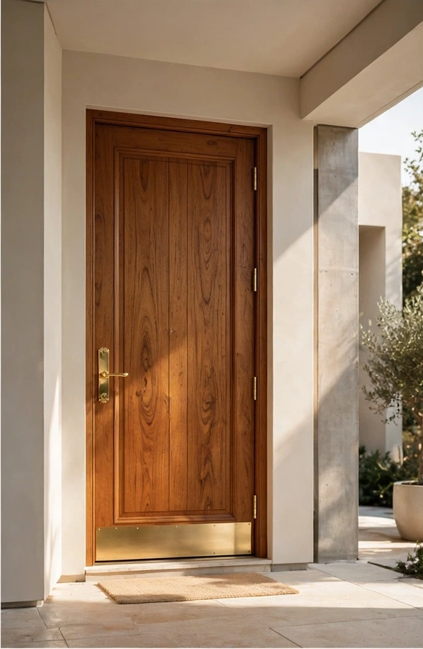 Designer Carved Wooden Door